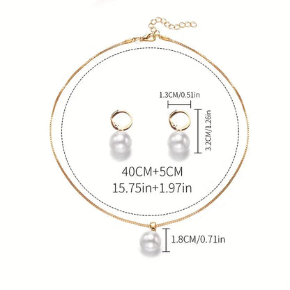 Golden Grace parelsieradenset | Goud