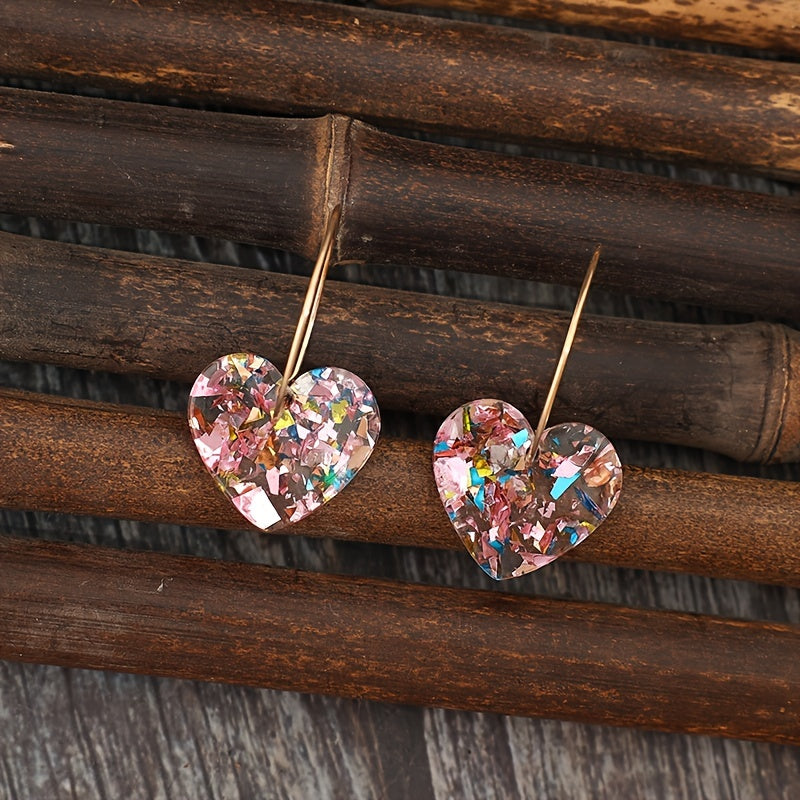 Sugarplum hangoorbellen met hartjes | Goud