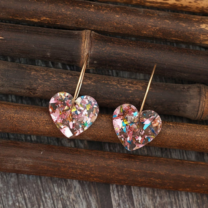 Sugarplum hangoorbellen met hartjes | Goud