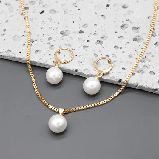 Golden Grace parelsieradenset | Goud