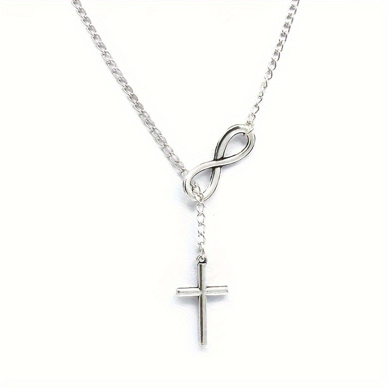 Eeuwigheid-ketting met kruishanger | Goud
