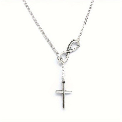 Eeuwigheid-ketting met kruishanger | Goud