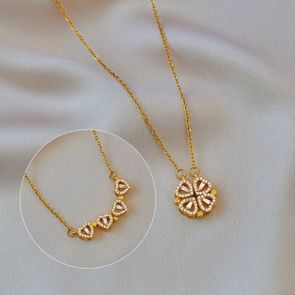 Amora Quadrifolia ketting | Goud