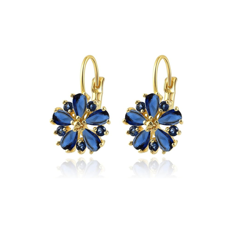 Calina bloemenoorbellen | Goud