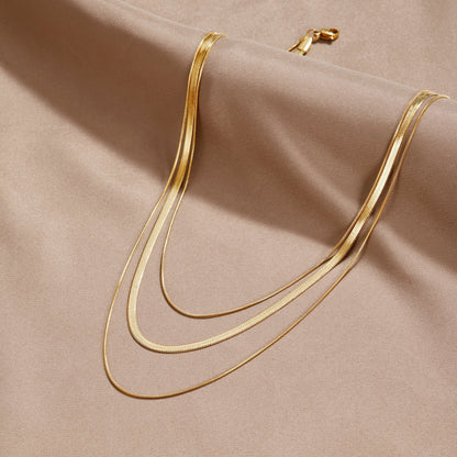 Avielle meerlaagse ketting | Goud