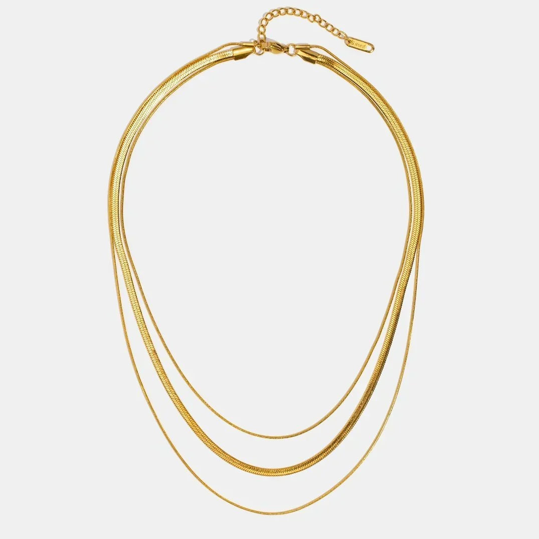 Avielle meerlaagse ketting | Goud