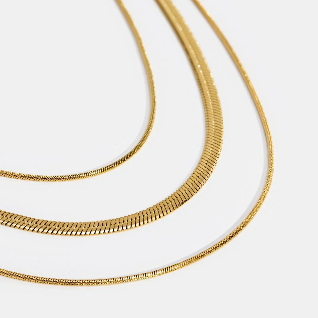 Avielle meerlaagse ketting | Goud