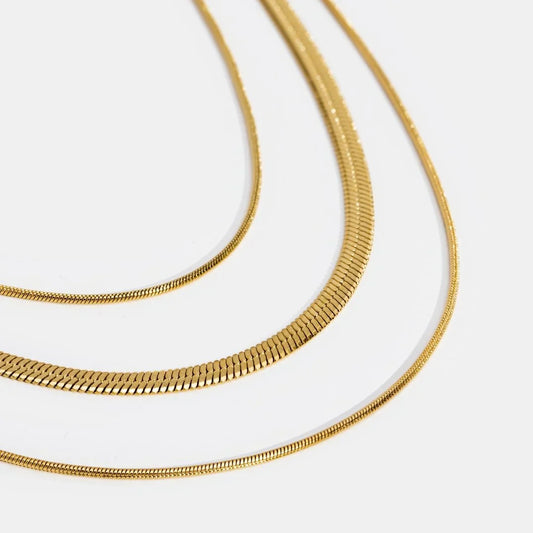 Avielle meerlaagse ketting | Goud
