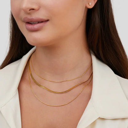 Avielle meerlaagse ketting | Goud