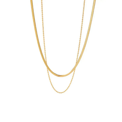 Juliana Solvia ketting | Goud