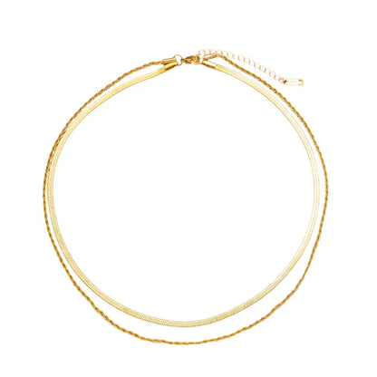 Juliana Solvia ketting | Goud