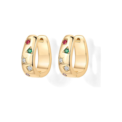 Colorwave oorringen | Goud