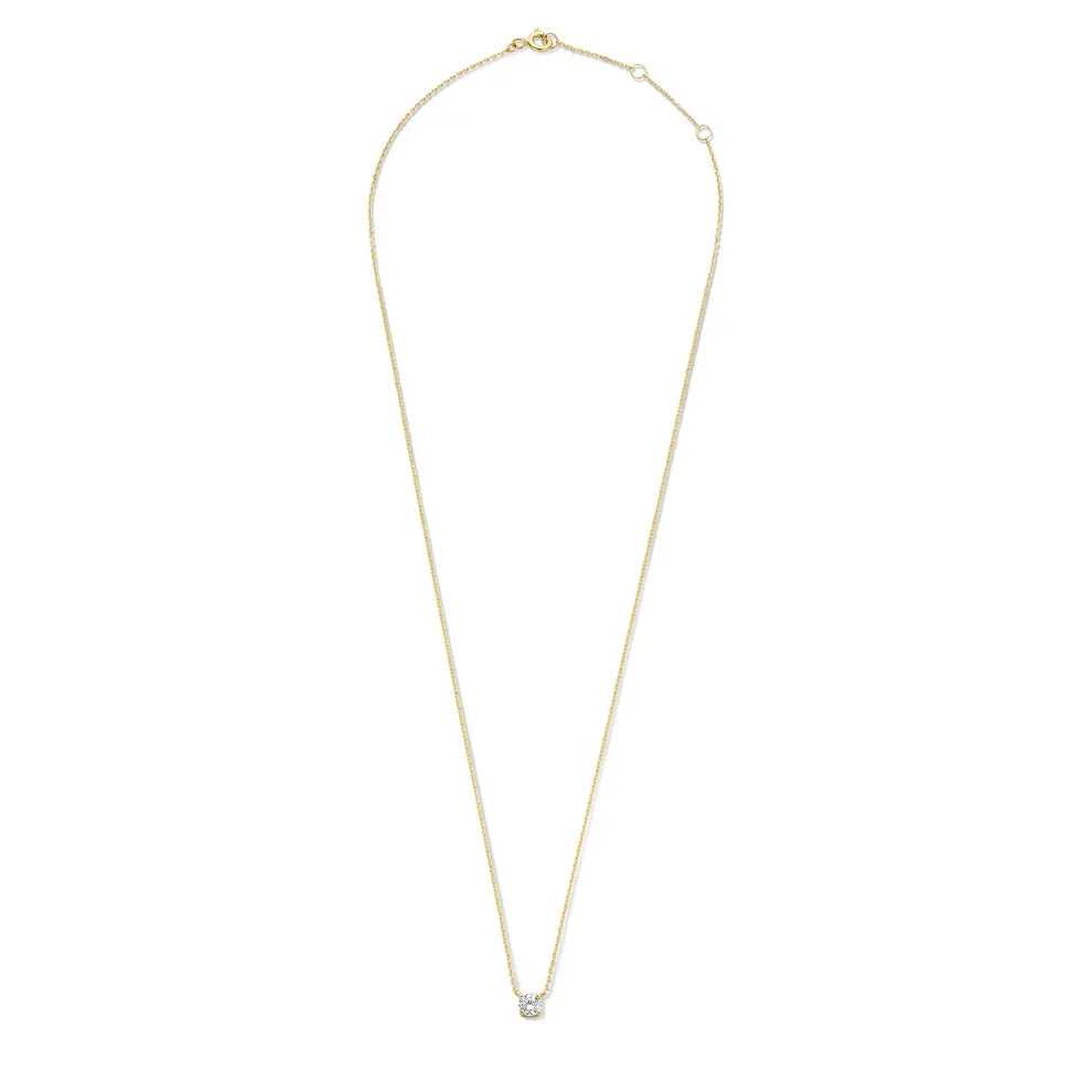 Cléa ketting met moissaniet | Goud