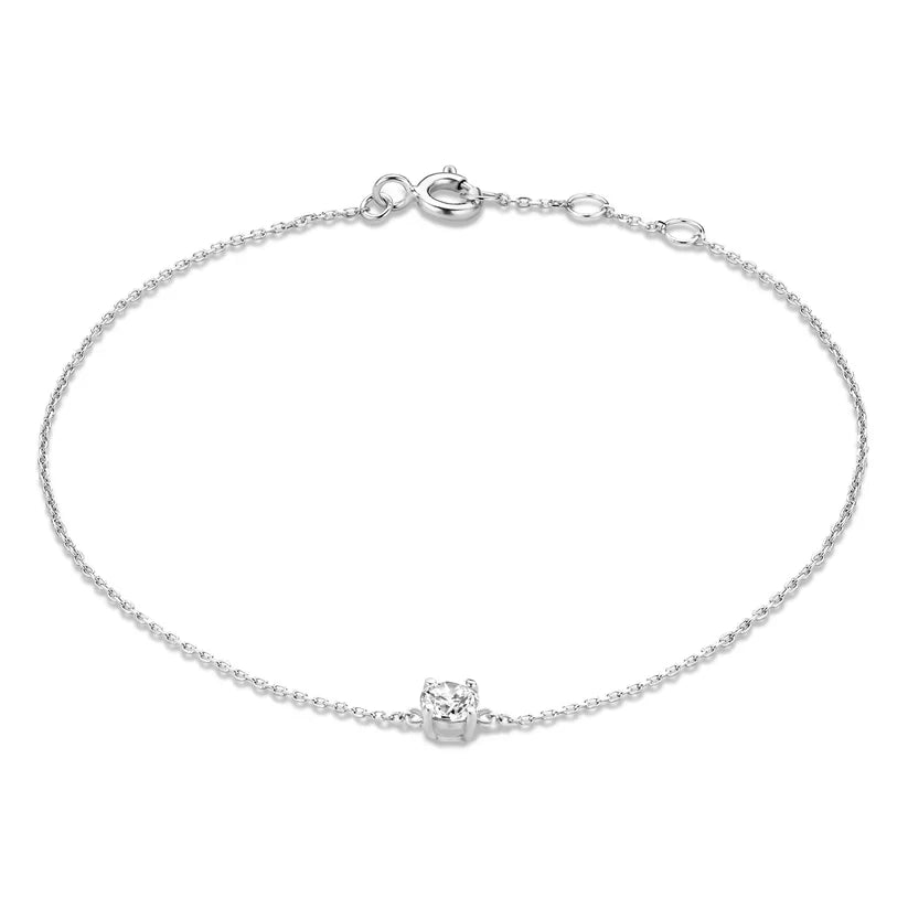 Cléa armband met moissaniet | Goud