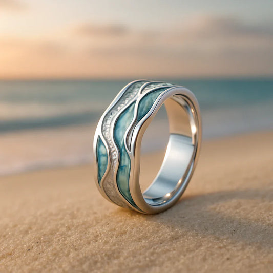 Seasilver golfring | Witgoud