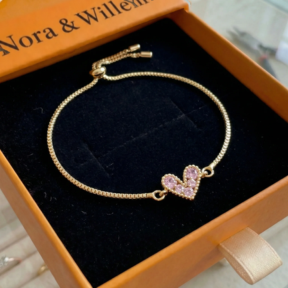 Blush liefdesarmband | Goud