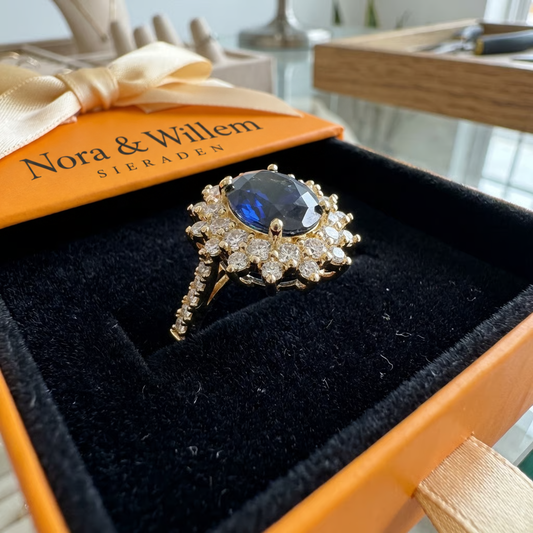 Vionne Saphirae ring | Goud