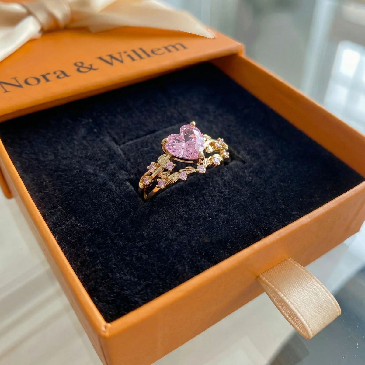 Petalheart Garden-ringenset | Goud