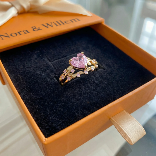 Petalheart Garden-ringenset | Goud