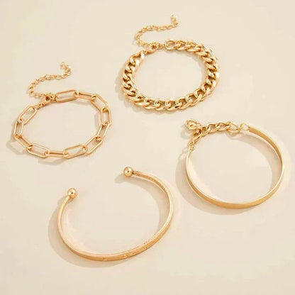 Elan Mercer armbandenset | Goud