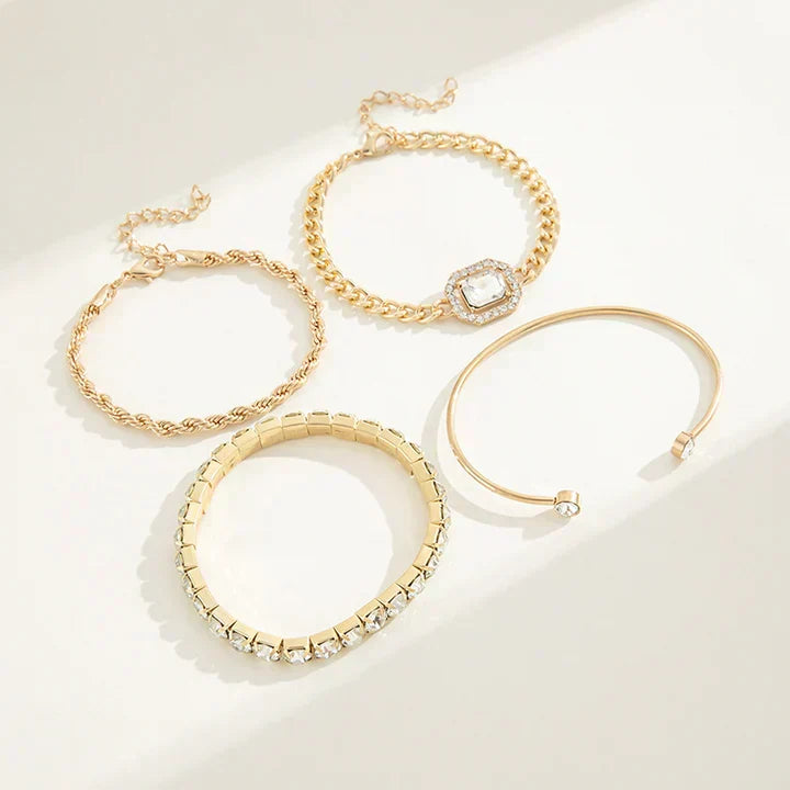 Domitia Calvina armbandenset | Goud